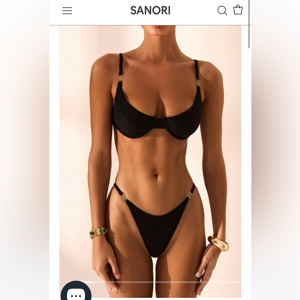 Sanori swim black bikini